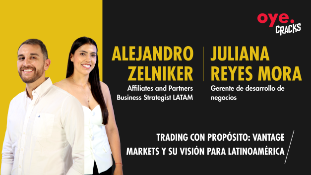 En este nuevo episodio de Oye.Cracks , conversamos con dos voces clave de Vantage Markets , uno de los brókers de CFDs más sólidos a nivel global: Alejandro Zelniker , Affiliates and Partners Business Strategist para Latam, y Juliana Reyes Mora , Gerente de Desarrollo de Negocios. 
Una charla imperdible para entender cómo se están transformando las dinámicas del trading en Latinoamérica con enfoque inclusivo, tecnológico y estratégico. 
¡Dale play y descubre por qué Vantage Markets no solo busca crecer, sino conectarse!